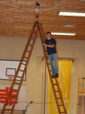 Aufbau für die Turngala (16.05.2008)