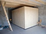 Der Aufbau der neuen Sauna (02.04.2013)