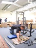 Arbeitseinsätze Transport und Aufbau der Fitnessgeräte (20.04.2013)