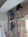 Arbeitseinsatz Wandverkleidung (03.04.2014)
